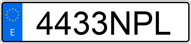 Numer rejestracyjny 4433NPL posiada SEAT LEON