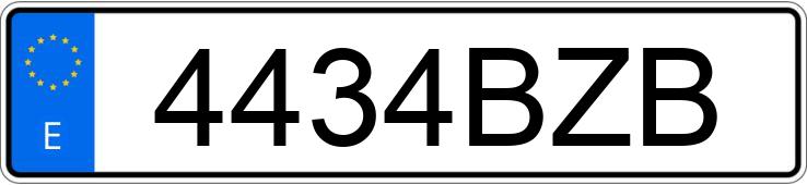 Numer rejestracyjny 4434BZB posiada AUDI A4 Numer rejestracyjny 4434BZB posiada AUDI A4