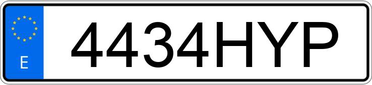 Numer rejestracyjny 4434HYP posiada NISSAN QASHQAI Numer rejestracyjny 4434HYP posiada NISSAN QASHQAI