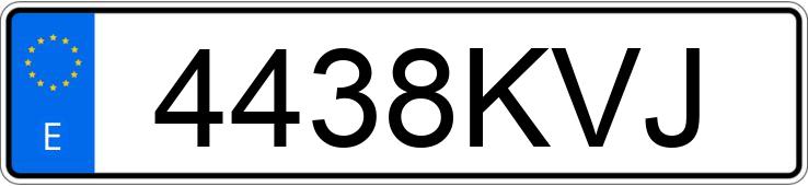 Numer rejestracyjny 4438KVJ posiada VOLVO FH Numer rejestracyjny 4438KVJ posiada VOLVO FH