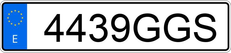 Numer rejestracyjny 4439GGS posiada AUDI A5