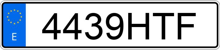 Numer rejestracyjny 4439HTF posiada SEAT LEON Numer rejestracyjny 4439HTF posiada SEAT LEON