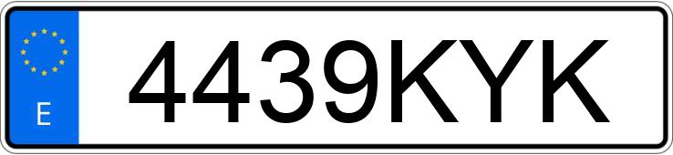 Numer rejestracyjny 4439KYK posiada TOYOTA PROACE VERSO Numer rejestracyjny 4439KYK posiada TOYOTA PROACE VERSO