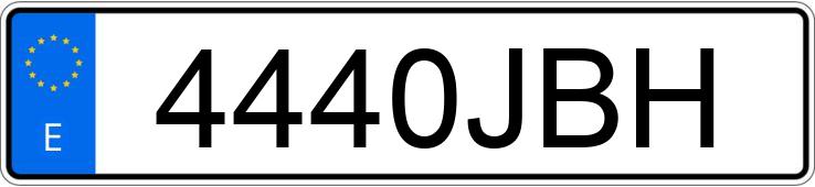 Numer rejestracyjny 4440JBH posiada CITROEN BERLINGO