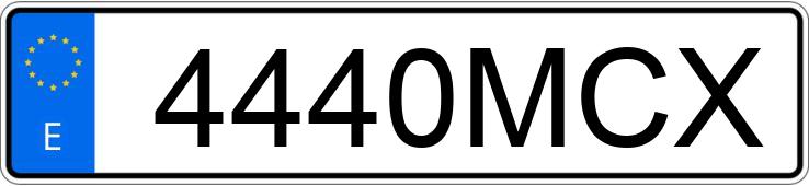 Numer rejestracyjny 4440MCX posiada BMW SERIE 4 Numer rejestracyjny 4440MCX posiada BMW SERIE 4