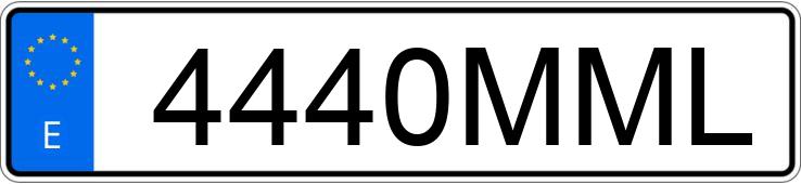 Numer rejestracyjny 4440MML posiada MERCEDES ACTROS