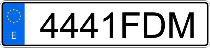 Numer rejestracyjny 4441FDM posiada VOLVO S40