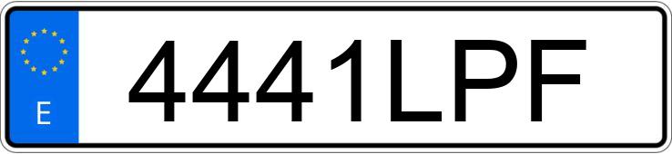 Numer rejestracyjny 4441LPF posiada TOYOTA C-HR