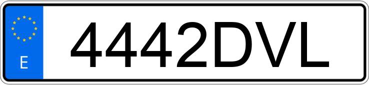 Numer rejestracyjny 4442DVL posiada AUDI A4