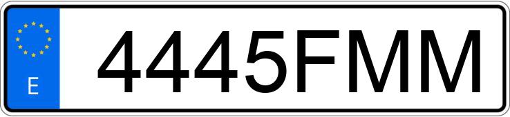 Numer rejestracyjny 4445FMM posiada OPEL ASTRA