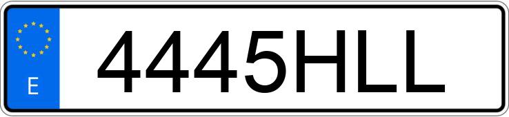 Numer rejestracyjny 4445HLL posiada HYUNDAI I30