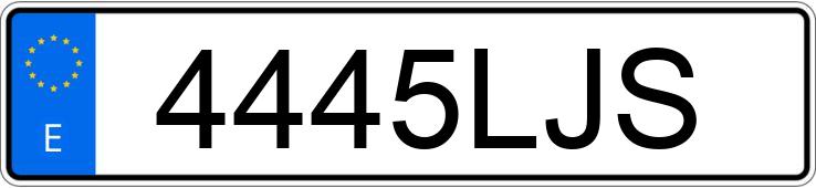 Numer rejestracyjny 4445LJS posiada HYUNDAI TUCSON