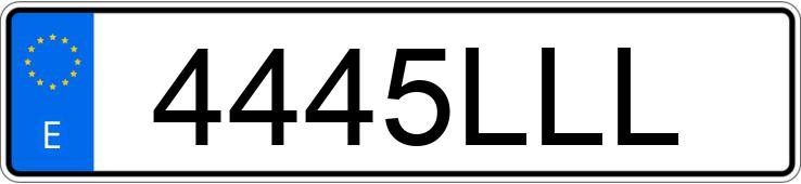 Numer rejestracyjny 4445LLL posiada RENAULT CLIO Numer rejestracyjny 4445LLL posiada RENAULT CLIO