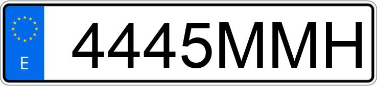 Numer rejestracyjny 4445MMH posiada CUPRA LEON Numer rejestracyjny 4445MMH posiada CUPRA LEON