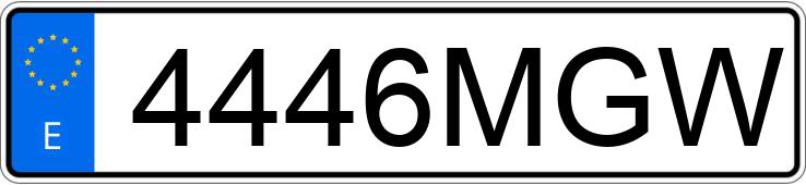 Numer rejestracyjny 4446MGW posiada MERCEDES GLC (254)