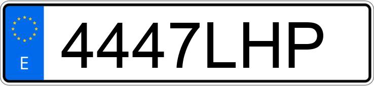 Numer rejestracyjny 4447LHP posiada AUDI A4