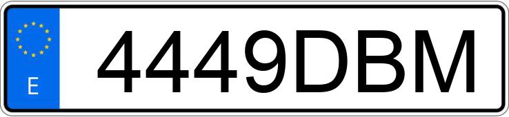 Numer rejestracyjny 4449DBM posiada FIAT STILO