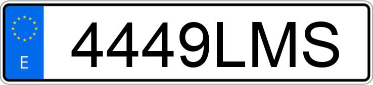 Numer rejestracyjny 4449LMS posiada KIA SPORTAGE