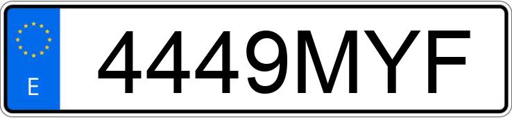 Numer rejestracyjny 4449MYF posiada KIA NIRO Numer rejestracyjny 4449MYF posiada KIA NIRO