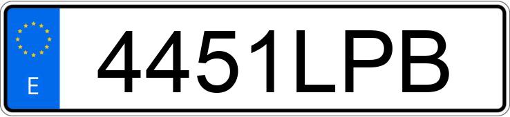 Numer rejestracyjny 4451LPB posiada HONDA FORZA