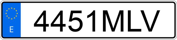 Numer rejestracyjny 4451MLV posiada FORD RANGER