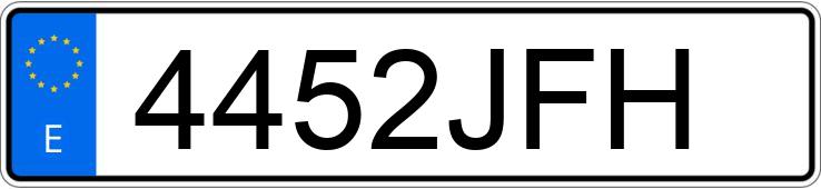 Numer rejestracyjny 4452JFH posiada MITSUBISHI PAJERO