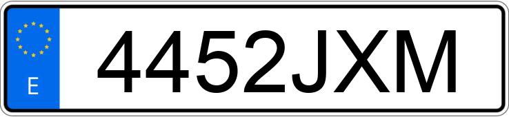 Numer rejestracyjny 4452JXM posiada OPEL ASTRA