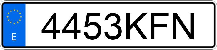 Numer rejestracyjny 4453KFN posiada VOLKSWAGEN TIGUAN Numer rejestracyjny 4453KFN posiada VOLKSWAGEN TIGUAN