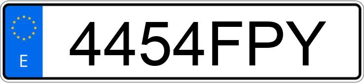 Numer rejestracyjny 4454FPY posiada RENAULT CLIO Numer rejestracyjny 4454FPY posiada RENAULT CLIO