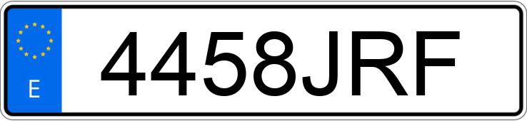 Numer rejestracyjny 4458JRF posiada VOLKSWAGEN TIGUAN