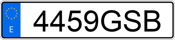 Numer rejestracyjny 4459GSB posiada BMW SERIE 5