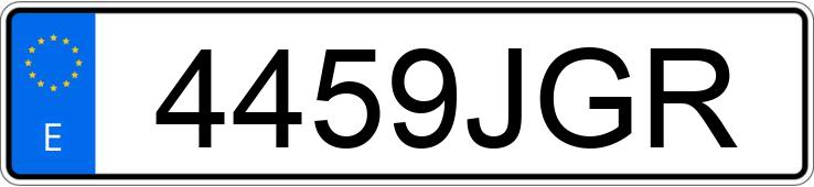 Numer rejestracyjny 4459JGR posiada BMW F 800