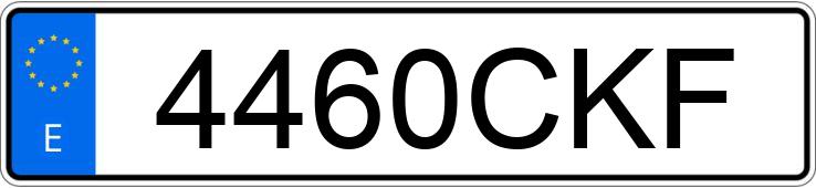 Numer rejestracyjny 4460CKF posiada VOLKSWAGEN POLO