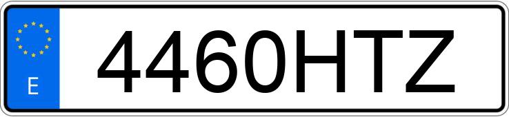 Numer rejestracyjny 4460HTZ posiada IVECO DAILY