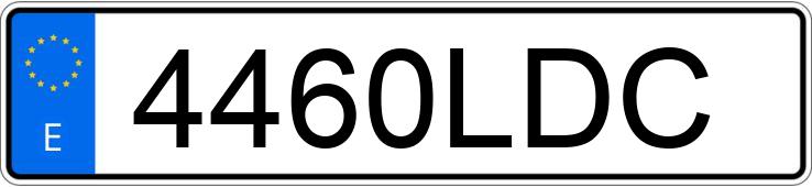 Numer rejestracyjny 4460LDC posiada RENAULT CLIO