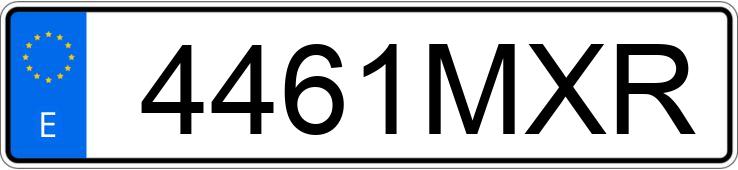 Numer rejestracyjny 4461MXR posiada BMW SERIE 3