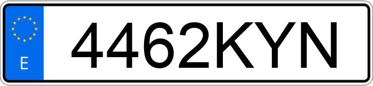 Numer rejestracyjny 4462KYN posiada KIA STONIC