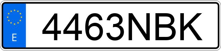 Numer rejestracyjny 4463NBK posiada AUDI RS6