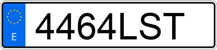 Numer rejestracyjny 4464LST posiada MINI MINI