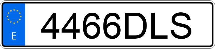Numer rejestracyjny 4466DLS posiada VOLVO V50