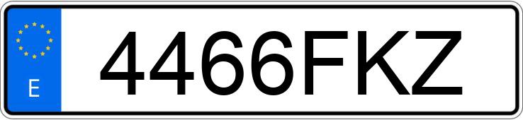 Numer rejestracyjny 4466FKZ posiada CITROEN C3