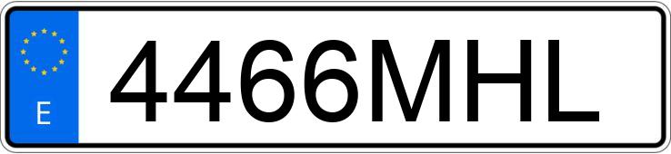 Numer rejestracyjny 4466MHL posiada DACIA JOGGER