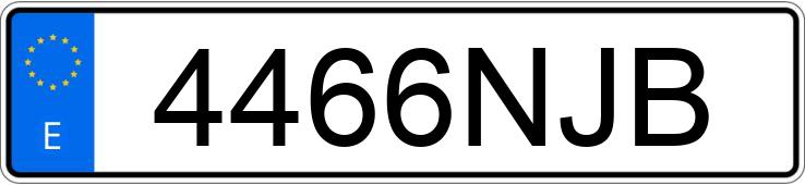 Numer rejestracyjny 4466NJB posiada LIFAN LF 125