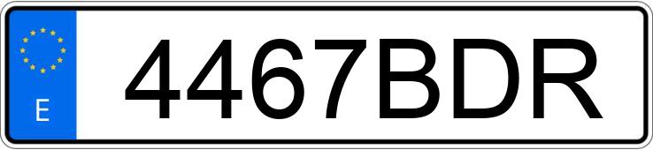Numer rejestracyjny 4467BDR posiada SEAT TOLEDO