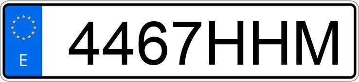 Numer rejestracyjny 4467HHM posiada AUDI A5 SPORTBACK