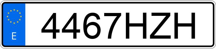 Numer rejestracyjny 4467HZH posiada DACIA SANDERO