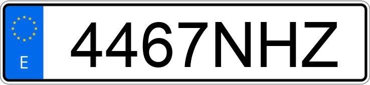 Numer rejestracyjny 4467NHZ posiada VOLVO XC40