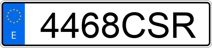 Numer rejestracyjny 4468CSR posiada CITROEN C3
