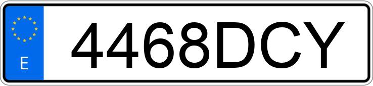 Numer rejestracyjny 4468DCY posiada SEAT ALTEA Numer rejestracyjny 4468DCY posiada SEAT ALTEA
