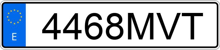 Numer rejestracyjny 4468MVT posiada CUPRA LEON Numer rejestracyjny 4468MVT posiada CUPRA LEON